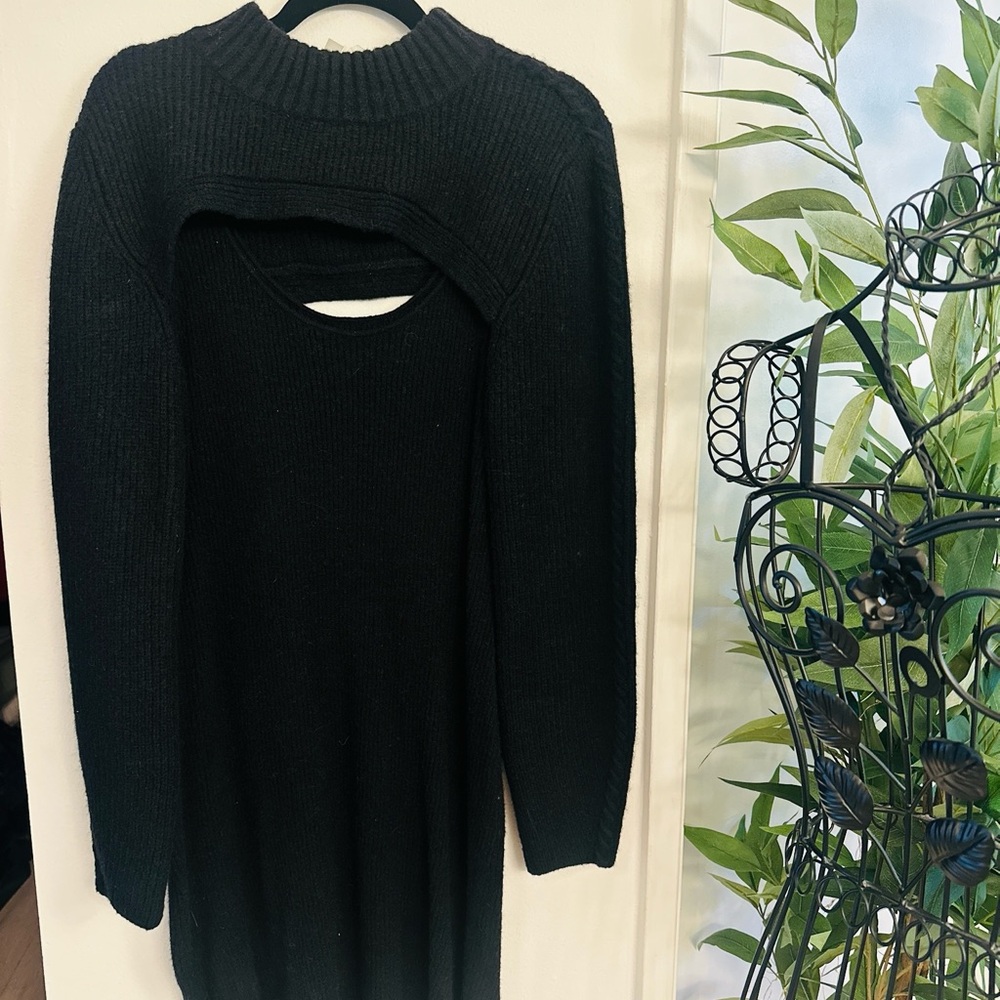dh NEW YORK Black Knit Dress
